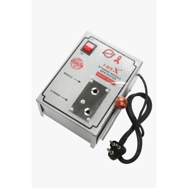 LIFEX Needle Syringe Destroyer Electric | Heavy Duty Metal Body | For Hospitals, Clinics and Laboratories